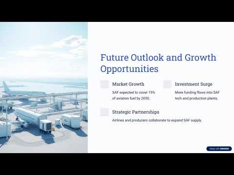 Sustainable Aviation Fuel SAF Market Current Status and Future Outlook 1