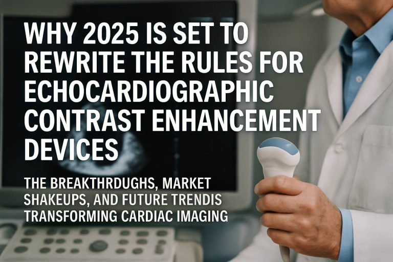 Prečo je rok 2025 pripravený prepisovať pravidlá pre zariadenia na kontrastné zlepšenie echokardiografie - Prevratné objavy, trhové otrasenie a budúce trendy transformujúce kardiálne zobrazovanie